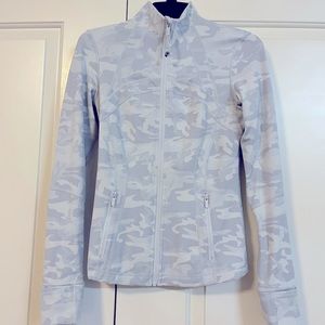 Lululemon Define Jacket ribbed White Alpine Size 6